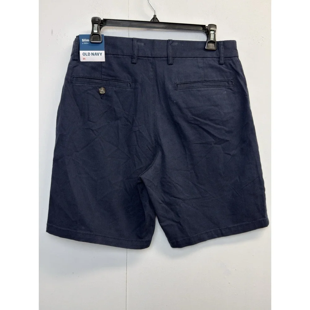Old Navy Mens Slim Fit Chino Shorts‎ Men's Size 31 Built-In Flex 8